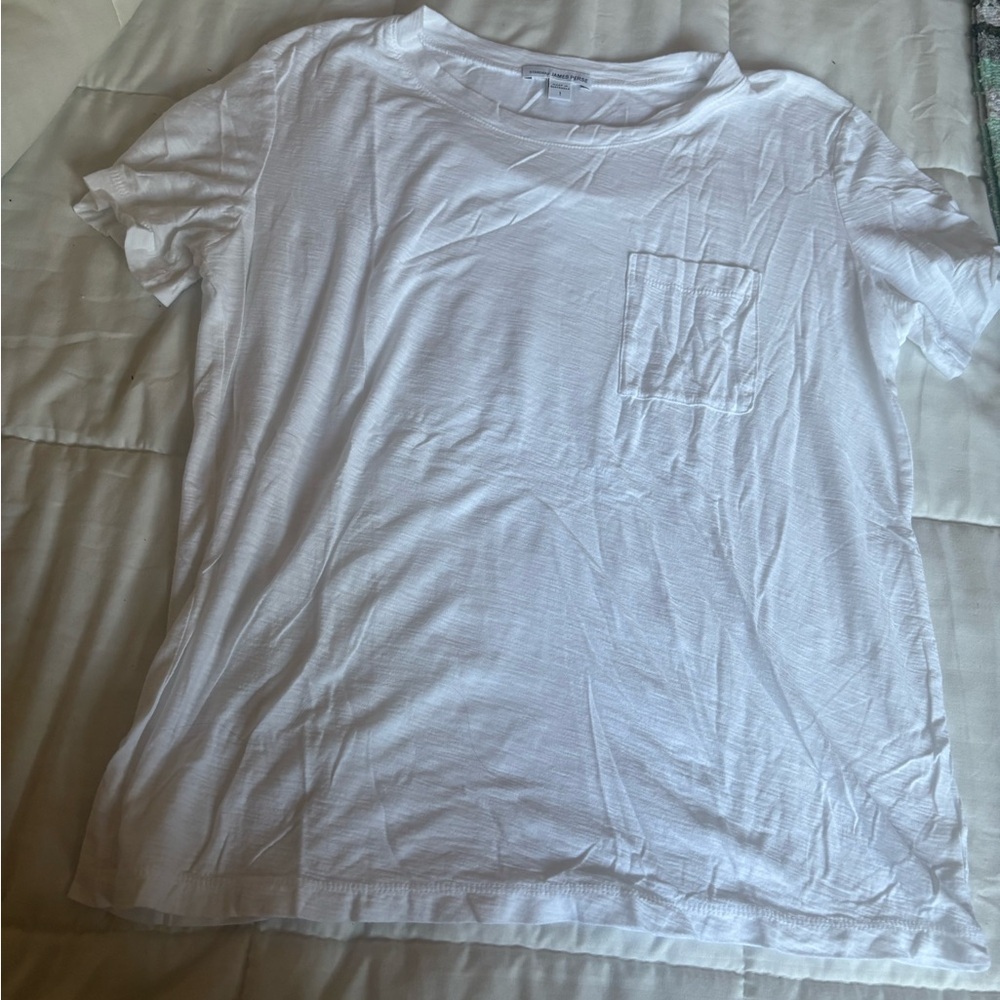 James Perse Classic White Tee